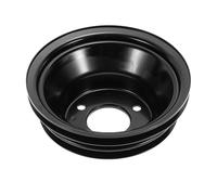 REPAIROCK Poulie De Vilebrequin Pour Chevy Big Block 396 427 454 Triple-Groove Lwp Long Water Pump Crank Pulley 3 Groove Durable Fer 1 Pc Noir