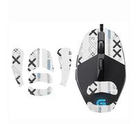 Repalcement - Bande antidérapante pour souris de jeu Logitech G302 G303, blanc complet
