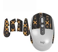 Repalcement - Bande antidérapante pour souris de jeu Logitech M590 M585, moitié noire et dorée