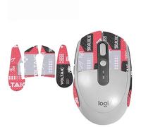 Repalcement - Bande antidérapante pour souris de jeu Logitech M590 M585, moitié rouge