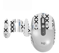 Repalcement - Bande antidérapante pour souris de jeu Logitech M590 M585, noir et blanc
