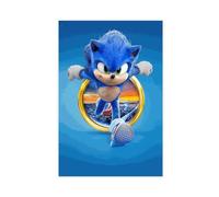 Repaly Poster de jeu Sonic The Hedgehog (3) sur toile - Décoration pour chambre à coucher, bureau, chambre - Cadeau - Sans cadre - 40 x 60 cm