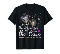 Répandez l'espoir trouver Le remède Lutte Contre Le Cancer Couleurs T-Shirt