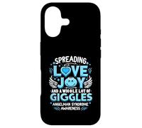 Répandre la Joie de l'amour Beaucoup de rires Syndrome d'Angelman Coque pour iPhone 17
