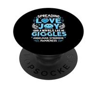Répandre la Joie de l'amour Beaucoup de rires Syndrome d'Angelman PopSockets PopGrip Adhésif