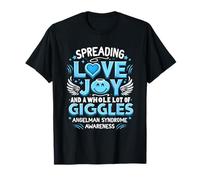 Répandre la Joie de l'amour Beaucoup de rires Syndrome d'Angelman T-Shirt