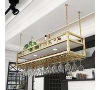 Répanouillage de casier à vin à vin | Étagères de rangement de bouteilles de vin suspendues | Hauteur et largeur réglables | Convient pour le bar, la cave à vin, la cuisine, la salle à manger