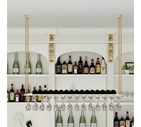 Répanouillage de casier à vin à vin | Étagères de rangement de bouteilles de vin suspendues | Hauteur et largeur réglables | Convient pour le bar, la cave à vin, la cuisine, la salle à manger