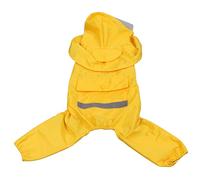 Répanouissement des imperméables pour Chiens avec des Bandes réfléchissantes | Poncho à Capuche réglable pour Les Jours de Pluie/promenades Nocturnes/Aventures en Plein air | (S)