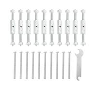 Réparateur de Boîte de Jonction Type 86 en Acier Argenté, 10 Sets Plusieurs styles