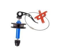Réparateur de Chaîne de Vélo Portable, Guide-chaîne Noir en Alliage | Prévention des Nœuds, Format Léger à Emporter, Accessoires Vélo, Usage Entretien, Pièce Pratique