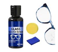 Réparateur de rayures pour lunettes 30 ml - Lotion de restauration de lentilles | Émulsion réparatrice anti-rayures et jaunissement | Ne nécessite pas de polissage de réparation de lentilles pour