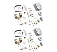 Réparation carburateur Ensemble Compatible Avec Simson Pour S50 S51 S70 KR51 Kit Réparation Carburateur Cylindre Moto 16N1 16N1-11 16N1-12 Diaphragme Pompe Flotteur(2sets)
