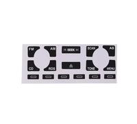 Réparation Compatible Avec Pour A6 2007 2008 2009 2010 2011 Autocollant De Bouton D'épluchage Usé Pour Autoradio