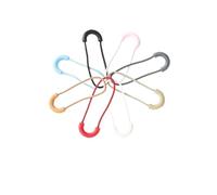 Réparation de fermetures à glissière, Paquet de 20 languettes fermeture éclair en résine forme U multicolores(White)