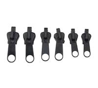 Réparation De La Tête De Fermeture À Glissière - Réparation De Diapositives | 6 Pièces D'accessoires Solides Pour Têtes De Fermeture Éclair, Kit De Réparaton 6 Pièces Et Extracteur De Fermetures Éclai