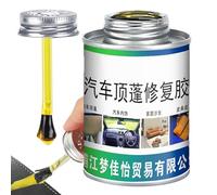 Réparation de revêtement de toit de voiture Glue - 100 ml de toit intérieur adhésif | Solution de fixation en cuir PU en tissu PU solide | Utilisation de réparation d'applications de rembourrage auto