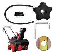 Réparation De Souffleuse À Neige - Vis De Poignée Pour Poussoir À Neige | Kit Serrure de Bouton et Joint pour Tuyau Utilisation Hivernale Extérieure Machine de Cour