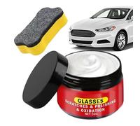 Réparation des rayures sur verre - Nettoyant instantané 50 g | Pâte à polir voiture contre l'oxydation, taches d'eau sur véhicule, camion, SUV, camping-car, miroir, vitre, produit d'entretien pour ver
