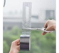 Réparation en forme de moustiquaire de porte adaptée pour la maison offrant une solution pratique, il suffit de le placer sur le trou, aucun outil supplémentaire nécessaire