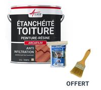 Réparation étanchéité tuile gouttière cheneau trou fissure souche cheminée ardoise ARCAFILM PACK Paille Kit jusqu'à 1.5 m²