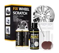 Reparation Jante,Kit Reparation Jantes Aluminium,Stylo Retouche Jante Alu,Kit Réparation Jante Alu,Kit Réparation Rayures Roue en Alliage,pour Rayures des Roues l'Oxydation Corrosion Bosses