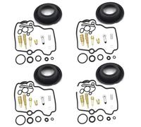 Réparation Joints carb Kit Réparation Carburateur pour Suzuki RF600R 1994-1996, RF900R, RF600, RF900, avec Membrane Dépression Caoutchouc(Couleur 3)
