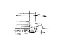 Réparation Panneau Latéral Arrière Droit Pour VW TRANSPORTER III BUS