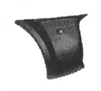 Réparation Panneau Latérale Arrière Gauche D'Angle Convient pour VW Golf II 19E