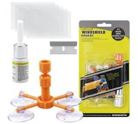 Reparation pare Brise,Kit Reparation Pare Brise,Kit de Réparation Pare-Brise Voiture,avec du Liquide de Réparation de Vitre,Utilisé pour Réparer les Dommages Localisés Sur les Vitres de Voiture