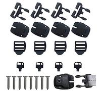 réparation pour - Remplacement la Baignoire - Clip Verrouillage - Remplacement pour Sangles Couverture avec clés et Accessoires matériel