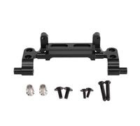 Réparations RC for MN82 for MN78 LC79 for MN168 99s 1/12 Metal Rod Bracket Bridge Servo Base RC Upgrade Automotive Parts Accessories(Black)