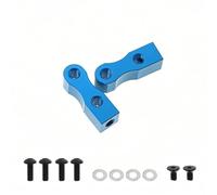 Réparations RC Pour Tamiya Pour TT01 Pour TT02 Pour TT-01 Pour TT-02 1/10 Support De Servo En Alliage D'aluminium Cadre Fixe Pièces De Mise À Niveau Pour Voiture RC(Blue)