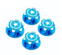 Réparations RC Pour Traxxas Pour X-Maxx Pour Summit Pour E-Revo 1/8 4 Pièces Écrous Roue Hexagonaux Antidérapants Aluminium 17 Mm Voiture Télécommandée Pour Buggy Et Camion(SKY BLUE)