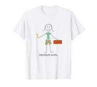 Réparatrice Amusante pour Femme T-Shirt Graphique avec Valeur