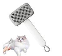 Réparé pour chat, lisser la brosse à chat,Brosse plus propre pour chat - Peigne d'outils de massage de toilettage réglable avec conception de lanières pour la maison