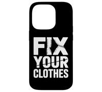 Répare Tes Vêtements Fix Your Clothes Slow Fashion Coque pour iPhone 14 Pro