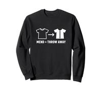 Répare Tes Vêtements Mend Throw Away Slow Fashion Sweatshirt