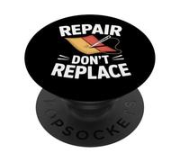 Répare Tes Vêtements Repair Dont Replace Slow Fashion PopSockets PopGrip Adhésif