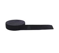 Réparer le cordon Bandes élastiques en caoutchouc noir et blanc de 5 mètres, largeur 1 à 6 cm, for coudre du tissu, cordon élastique(Black,5M*15MM)