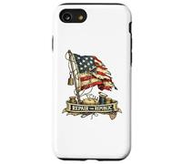 Réparer Le Drapeau américain de la République Coque pour iPhone SE (2020) / 7/8