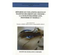 Réparer les violations graves et massives des droits de l'homme : la cour intera Elisabeth Lambert-Abdelgawad (Directeur éditorial), Kathia Martin-Chenut (Directeur éditorial), MARTIN-CHENUT K. LAMBER