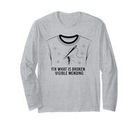 Réparez ce Qui est cassé et Visible pour réparer Les vêtements Manche Longue