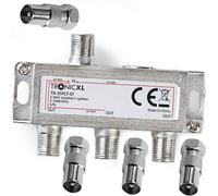 Répartiteur 3 Voies BK Câble Repartiteur d'antenne TV Antenne Satellite pour TNT télévision par câble Sat dvbs dvbs2 DVBT dvbc numérique Full HD TV Distributeur Opensys separateur