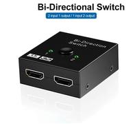 Répartiteur 4K compatible HDMI, commutateur KVM bi-direction 1x2-2x1, sortie 2 en 1 pour PS4-3 TV Box [2E9F81A]