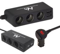 Répartiteur Adaptateur pour allume-cigare Maclean MCE117 2 USB VP