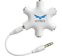 Répartiteur Audio 5 Casques, 3,5 Mm Mâle À Femelle Multi Écouteurs Stéréo Séparateur Adaptateur, Aux Splitter Compatible Avec Iphone Samsung Nokia Pc Laptop Orateur Smartphones Ps4 Xbox