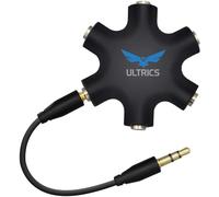Répartiteur Audio 5 Casques, 3,5 Mm Mâle À Femelle Multi Écouteurs Stéréo Séparateur Adaptateur, Aux Splitter Compatible Avec Iphone Samsung Nokia Pc Laptop Orateur Smartphones Ps4[YIN4181952]