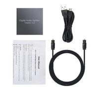 Répartiteur Audio numérique optique 3 voies Spdif Toslink, 1 entrée 3 sorties, Support pour LPCM2.0 dts-ac3