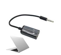 Répartiteur audio pour casque - Double adaptateur répartiteur de 3,5 mm - Câble Y stéréo de qualité supérieure pour jeux et musique - Compatible avec PC, téléphones portables et connexion sans bruit